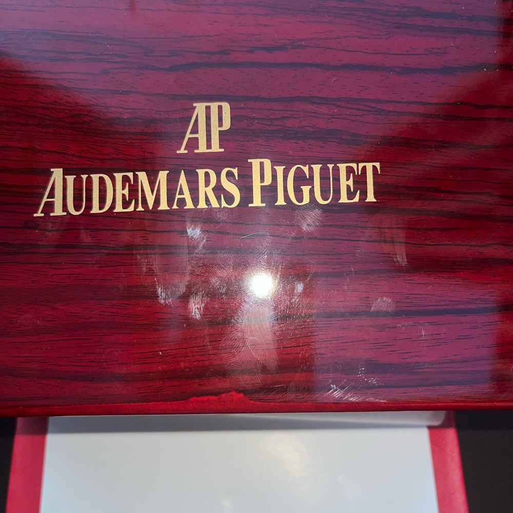 Flawless Audemars Piguet Black Band Diamond Face!!